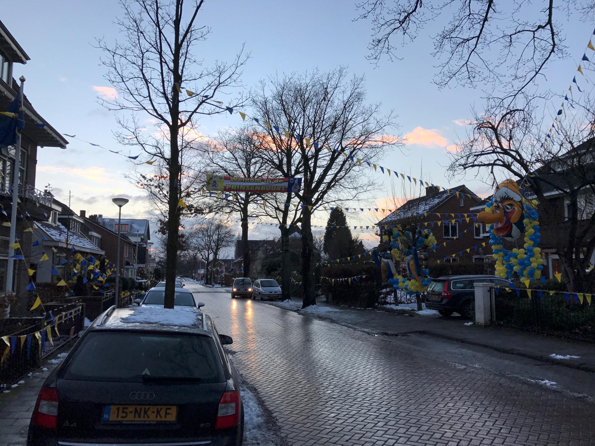 Straat versieren Haerstraat Prins Bas
