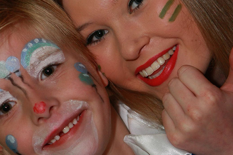 Het kindercarnaval na de grote optocht bij rouwhorst