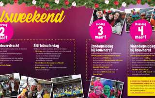 Programma Dree dolle Daag'n in de Boeskoolstad