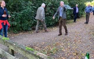 het jaarlijkse klootschieten tegen de Othmarridders uit Ootmarsum