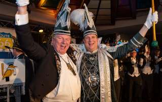 Stadsprins Rob Hofland en Sik Bert Kock