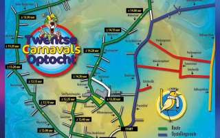 Route Grote Twentse Carnavalsoptocht 2026